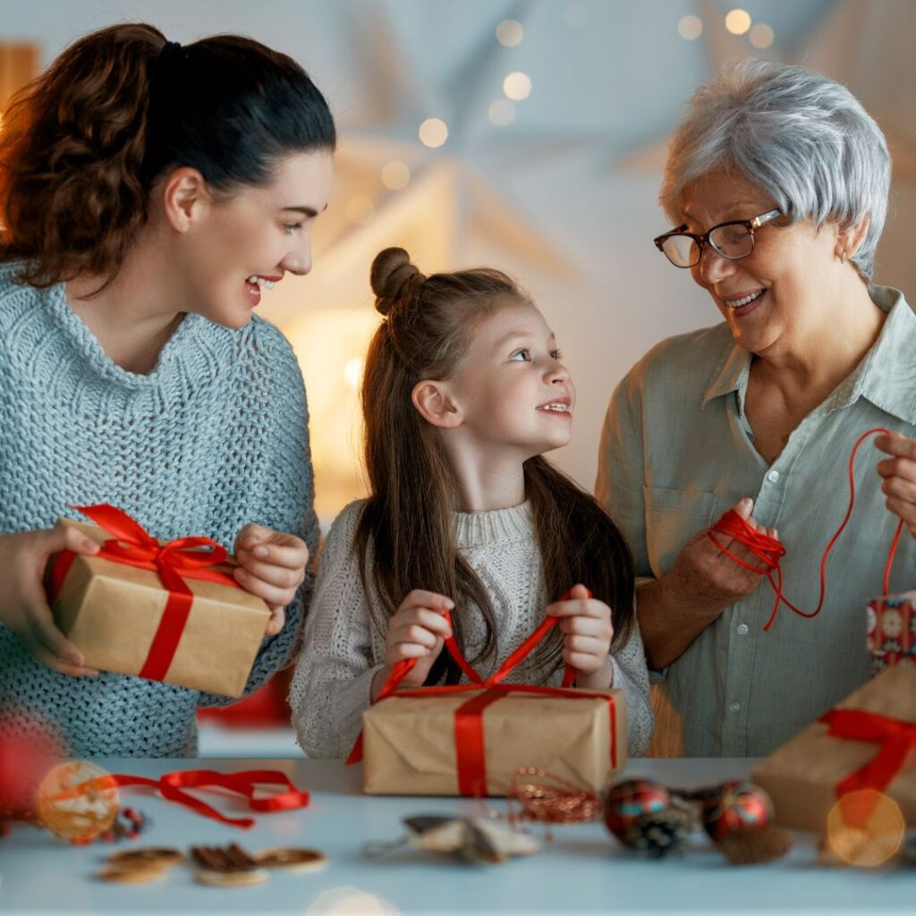 dientes durante la Navidad